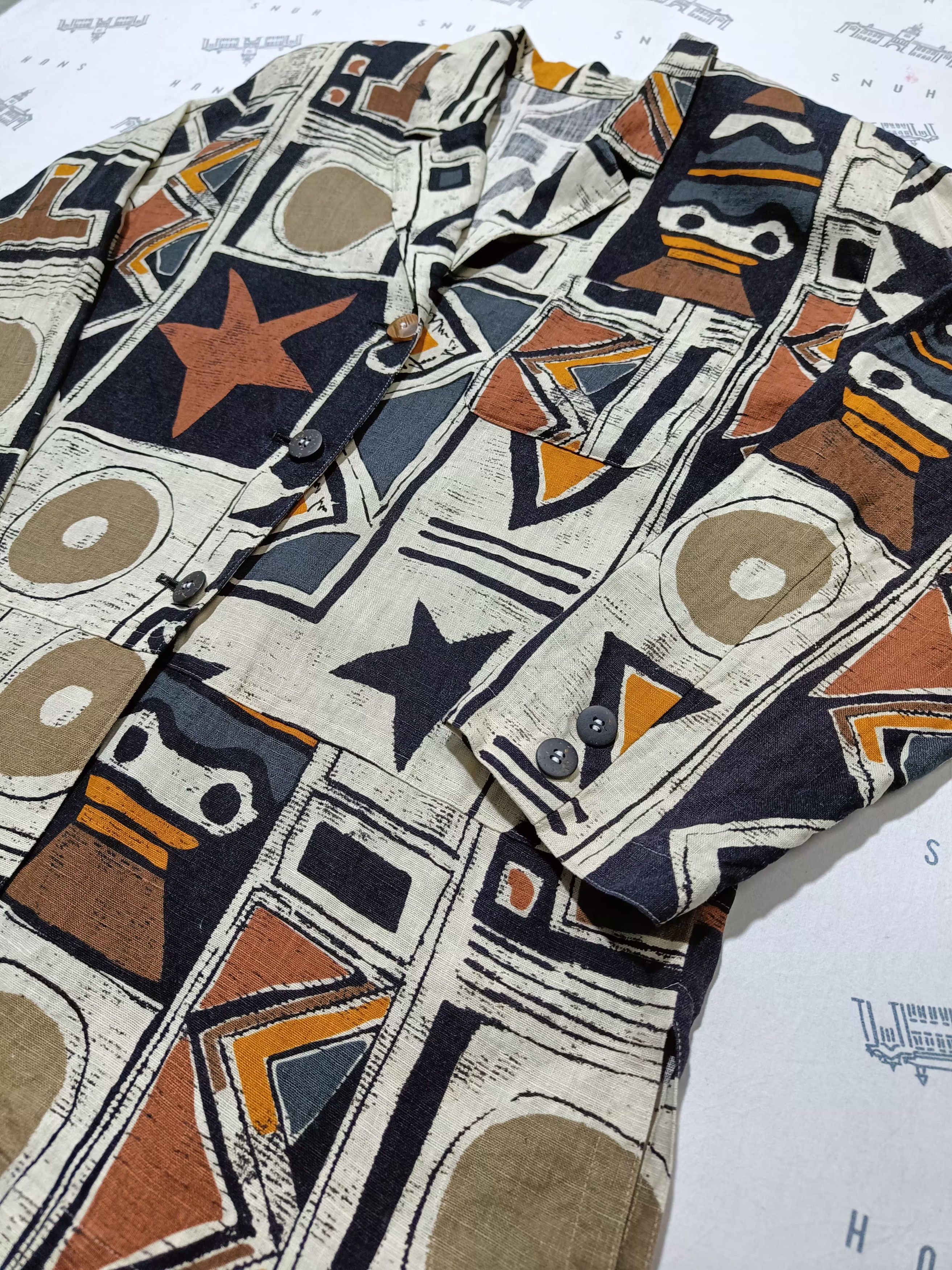 Japanese Brand Elegance Harajuku Style Weaver Canvas Outerwear Size US L / EU 52-54 / 3 - 4 Thumbnail