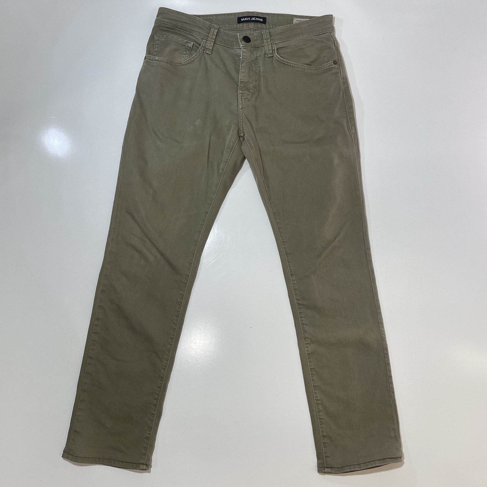 Mavi Mavi Jeans Marcus Slim Straight Leg Olive Green 31x32 Jeans Size US 31 - 1 Thumbnail