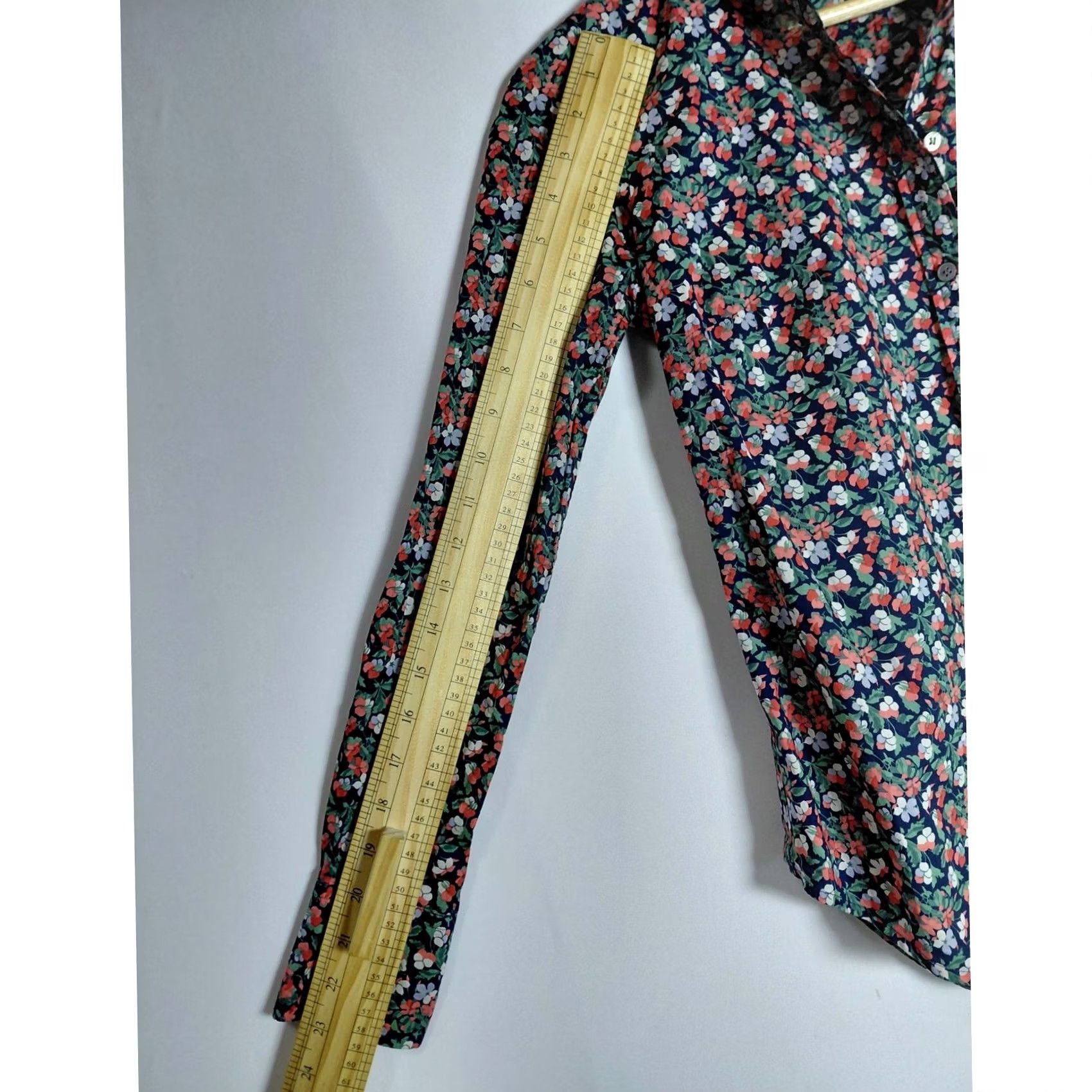 J.Crew J.CREW Shirt Womens M LD8 Liberty Fabric Floral Button Cotton Long Sleeve Size Size M / US 6-8 / IT 42-44 - 6 Thumbnail