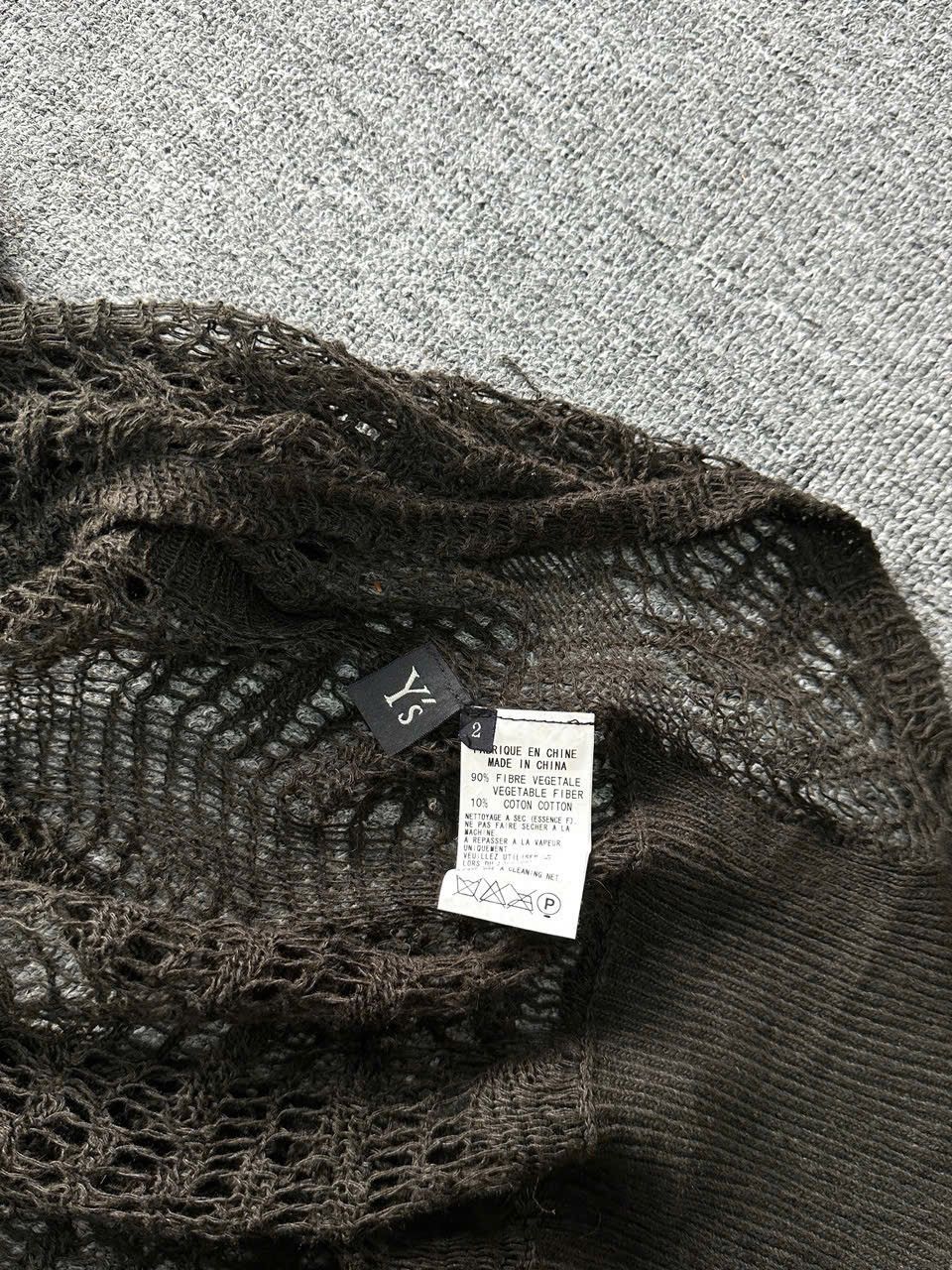 Yohji Yamamoto 2000s Yohji Yamamoto Crochet Cardigan Size ONE SIZE - 4 Thumbnail