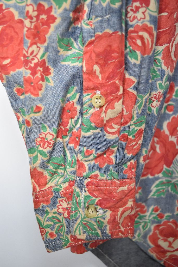 Blue Blue Japan × HOLLYWOOD RANCH MARKET rebuild flower shirt 26723 - 706 72 Size US M / EU 48-50 / 2 - 8 Thumbnail