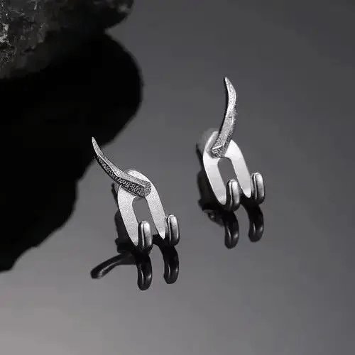 Other Charm Punk Stud Hombre Earrings Size ONE SIZE - 2 Thumbnail