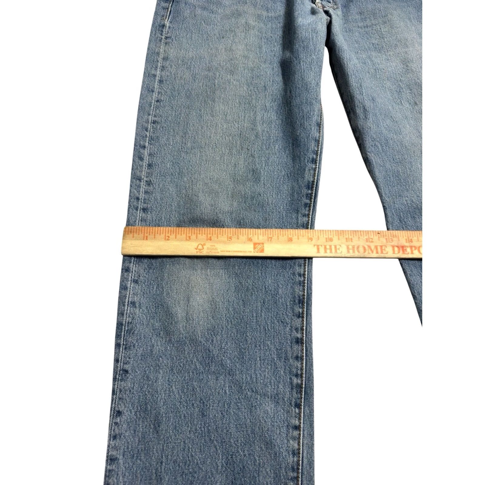 Levi's VINTAGE Levi's 501 Jeans Mens 34x34 Blue Y2K Denim Pants Size US 34 / EU 50 - 5 Thumbnail