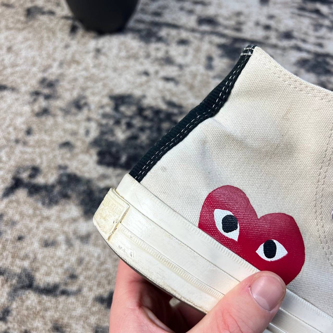 Comme des Garcons PLAY × Converse Converse x Comme Des Garcons PLAY Hi-Top Sneakers Size US 6 / IT 36 - 7 Thumbnail