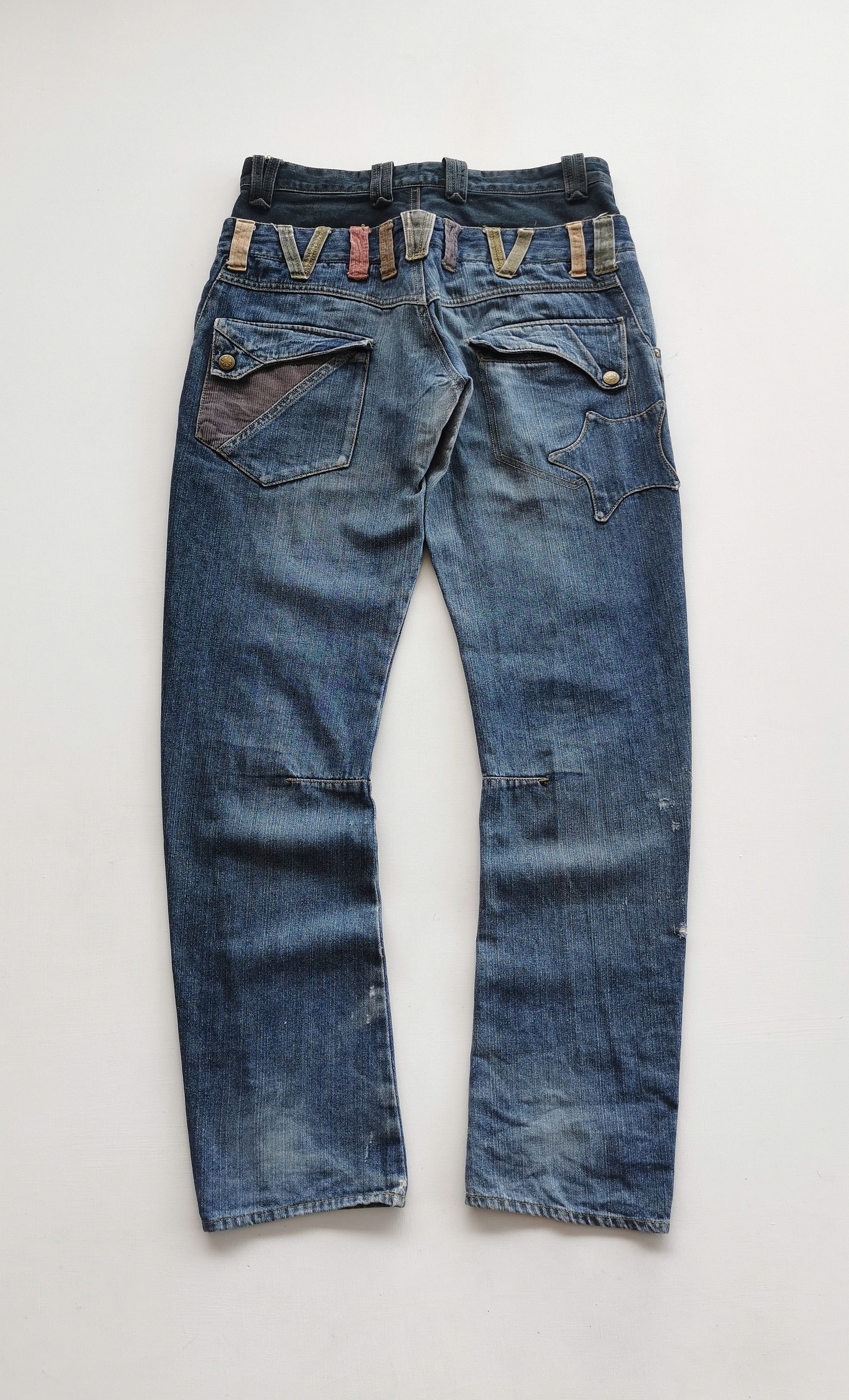 Kapital Rare BLINDEDGE Double Waist Japanese Style DenimJeans ☠️☠️🎌 Size US 32 / EU 48 - 1 Thumbnail