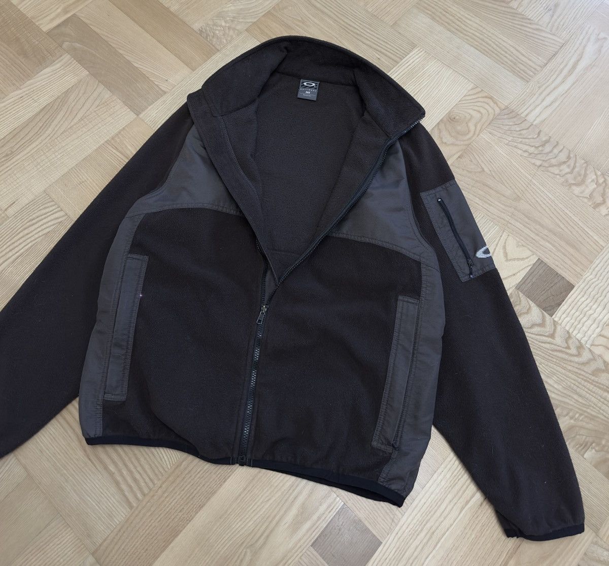 Oakley ☠️OAKLEY Software 2000s Vintage Brown Fleece Sherpa Jacket Size US M / EU 48-50 / 2 - 6 Thumbnail