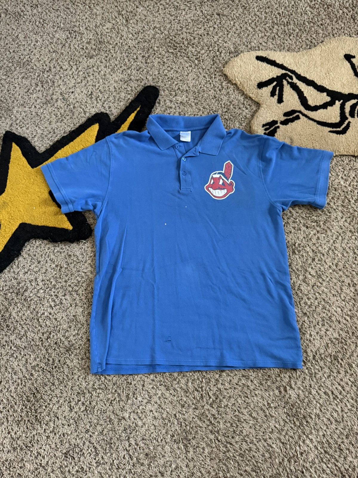 Port Authority Vintage Cleveland Guardians Polo Size US XL / EU 56 / 4 - 1 Thumbnail