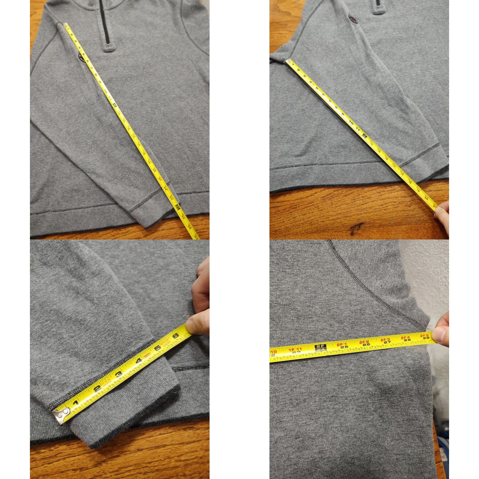 Polo Ralph Lauren Polo Ralph Lauren Gray Mens 2XL Reversible Mock Neck 1/4 Zip Sweater Pullover Size US XXL / EU 58 / 5 - 8 Thumbnail