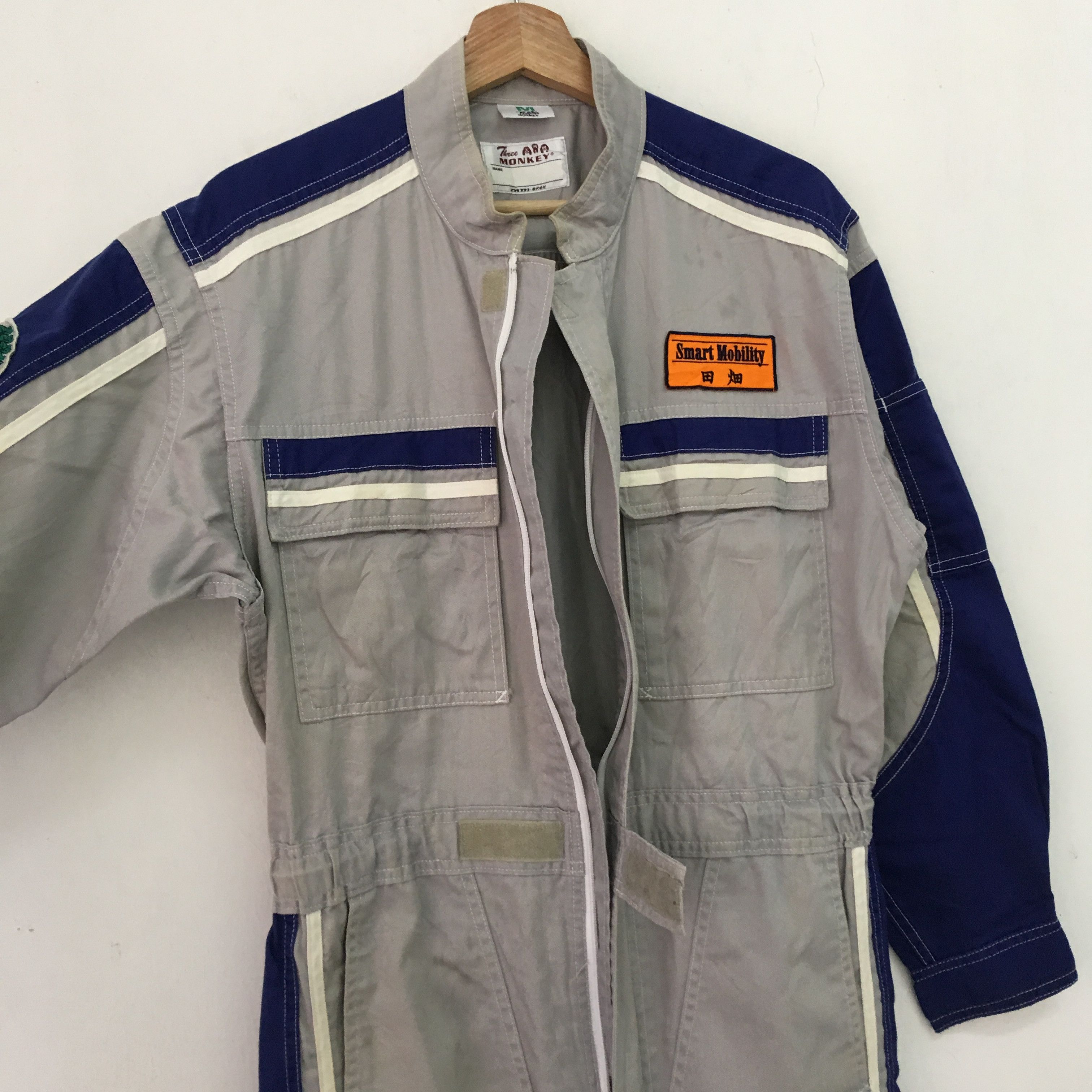 Japanese Brand Vintage Distressed Toyota Japan Technical College Overalls Size US 32 / EU 48 - 4 Thumbnail