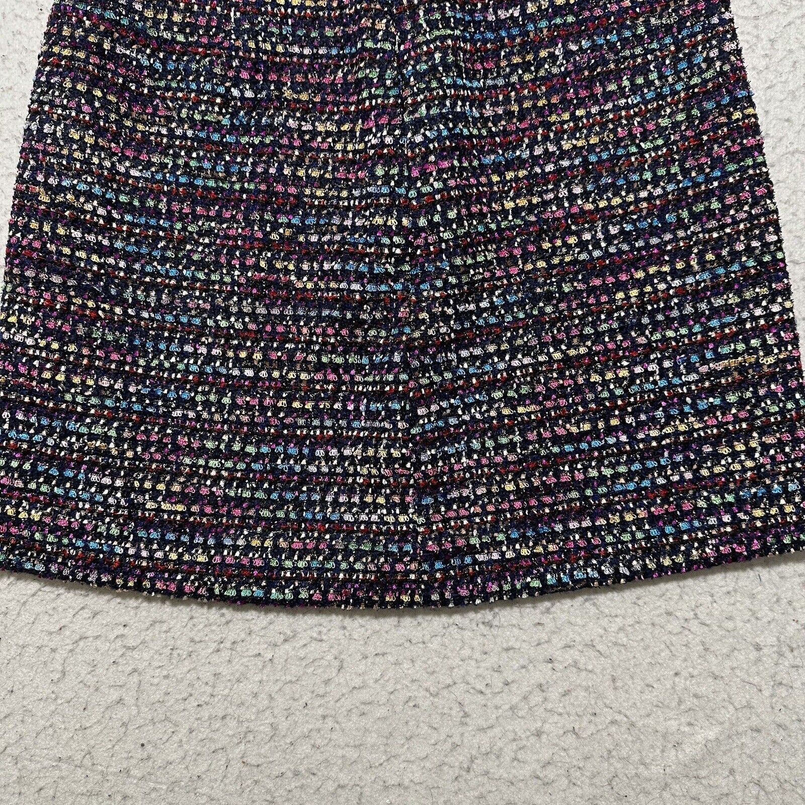Loft LOFT 2 Shimmer Textured Shift Skirt Colorful Mini Skirt Size 26" / US 2 / IT 38 - 4 Thumbnail
