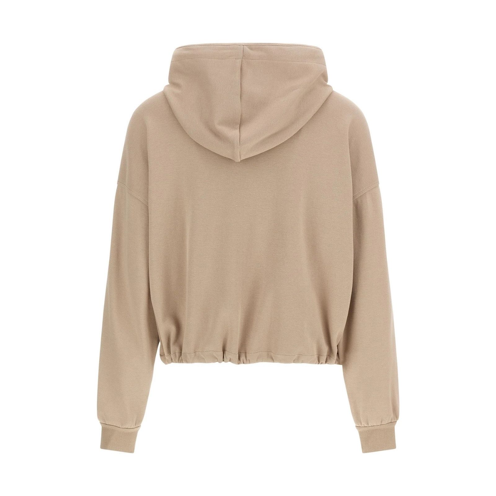 Brunello Cucinelli BRUNELLO CUCINELLI Beige Cotton Sweatshirt New & Authentic ( Size XL / US 12-14 / IT 48-50 - 2 Thumbnail