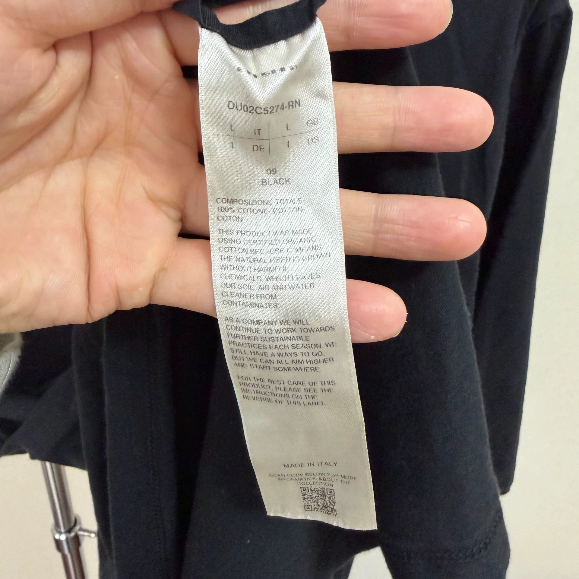 Rick Owens Rick Owens Drkshdw JUMBO Loose Long Short Sleeve T-Shirt L Size US L / EU 52-54 / 3 - 5 Thumbnail