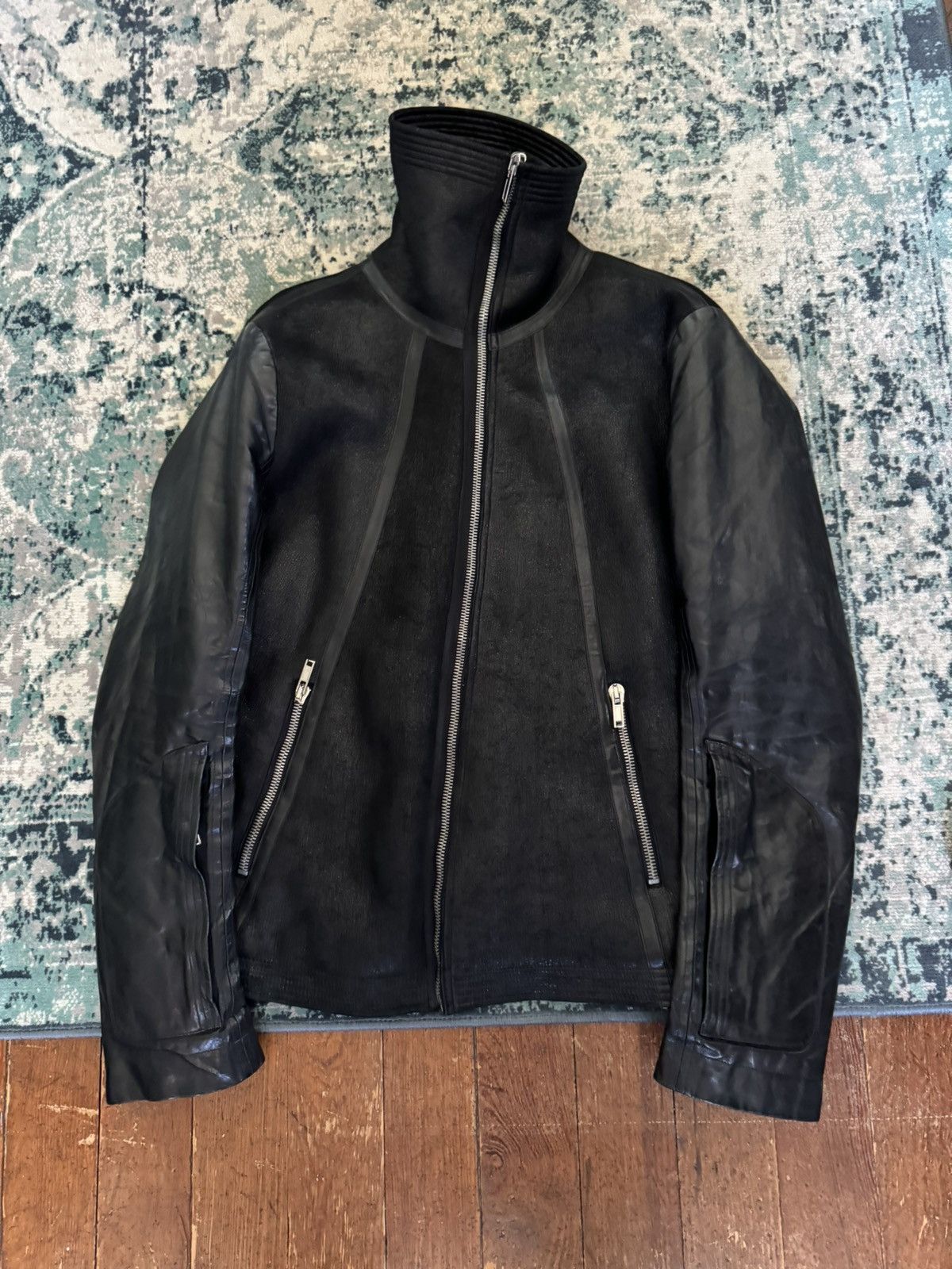 image of Rick Owens Shearling Jacket 52 in Black, Men's (Size Large)