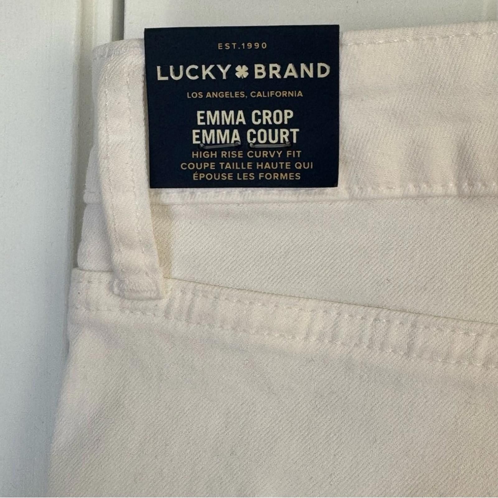 Lucky Brand NWT Lucky Brand Emma Crop Pants- Size 24 Size 42" / US 20 - 6 Thumbnail