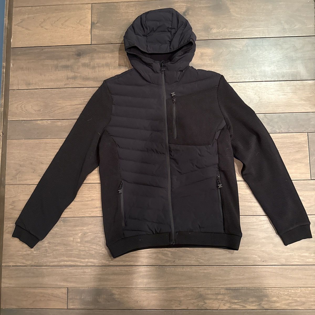 Other Black Strauss ‘Motion Ten’ Hybrid Hoodie Puffer Size US M / EU 48-50 / 2 - 1 Thumbnail