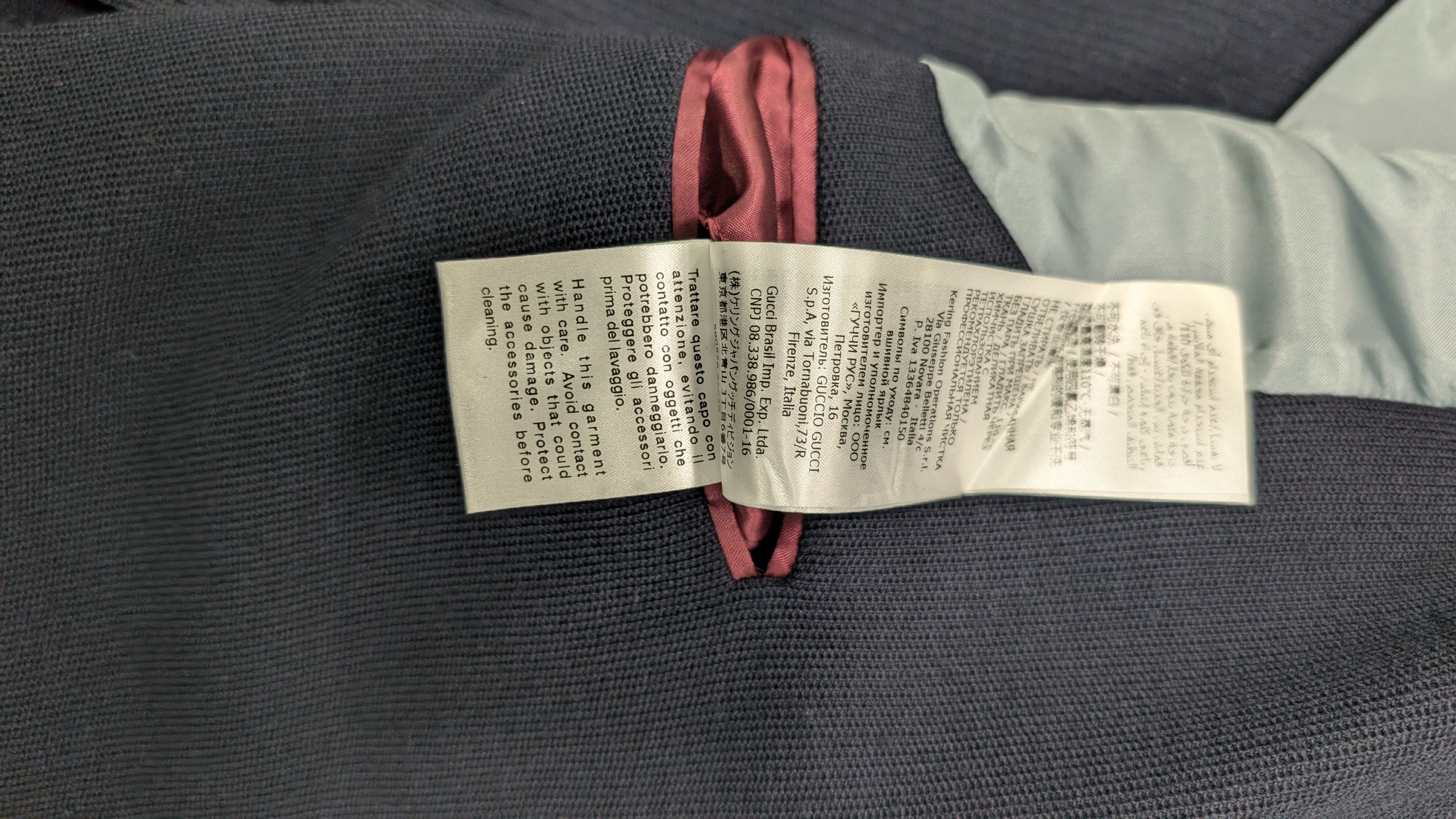 Gucci Gucci Fo Palma Blazer – Wool/Cotton Jersey – Size 50 Size 50R - 18 Thumbnail