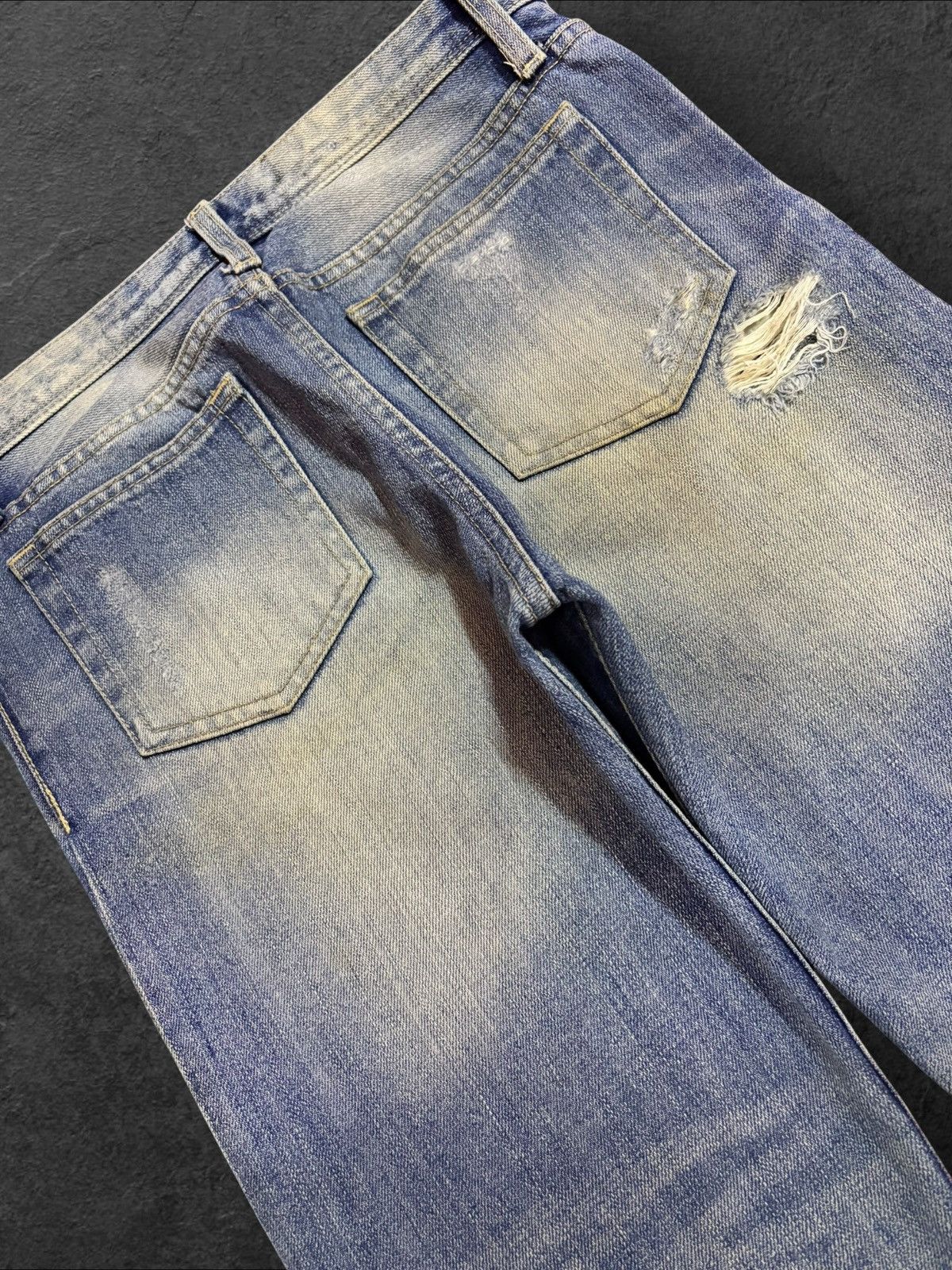 Edition Japan Japan Another Edition Faded Selvedge Distress Jeans Size US 30 / EU 46 - 7 Thumbnail