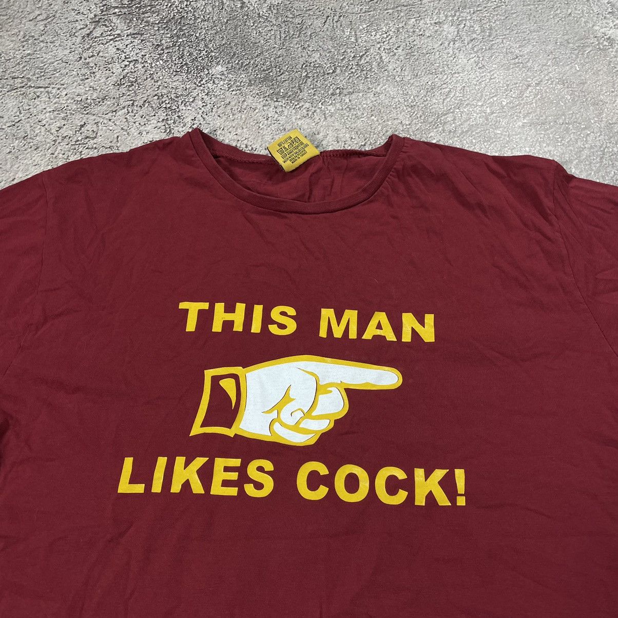 Vintage Vintage Y2K Humor Graphic Tee Sun Faded Streetwear Tapered M Size US M / EU 48-50 / 2 - 4 Thumbnail