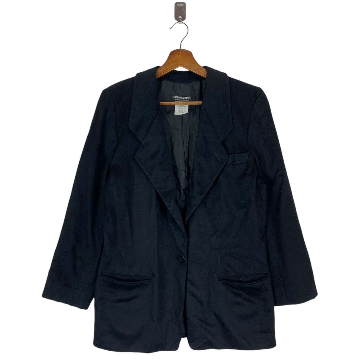 Armani Collezioni VINTAGE GIORGIO ARMANI COLLECTION WOOL COAT Size M / US 6-8 / IT 42-44 - 1 Thumbnail