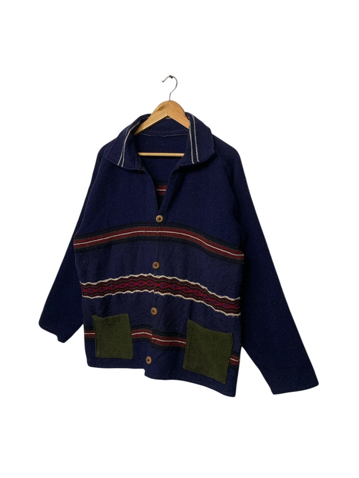 Handmade Vintage 90's Handmade Animal Motif Button Ups Jacket Size US L / EU 52-54 / 3 - 5 Thumbnail