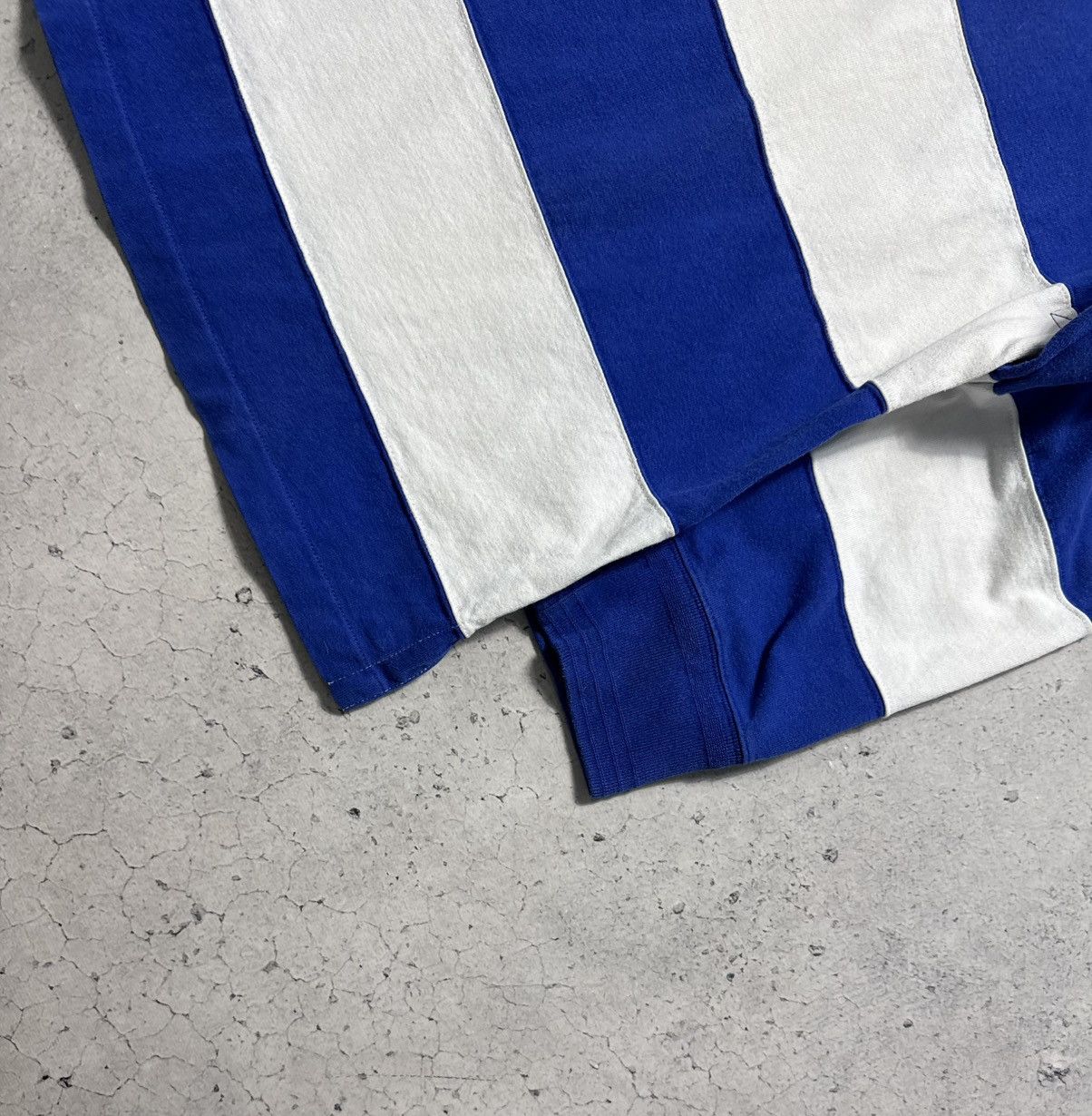 Polo Ralph Lauren Polo Ralph Lauren Striped Rugby Sweatshirt Vintage #21 Size US XXL / EU 58 / 5 - 4 Thumbnail