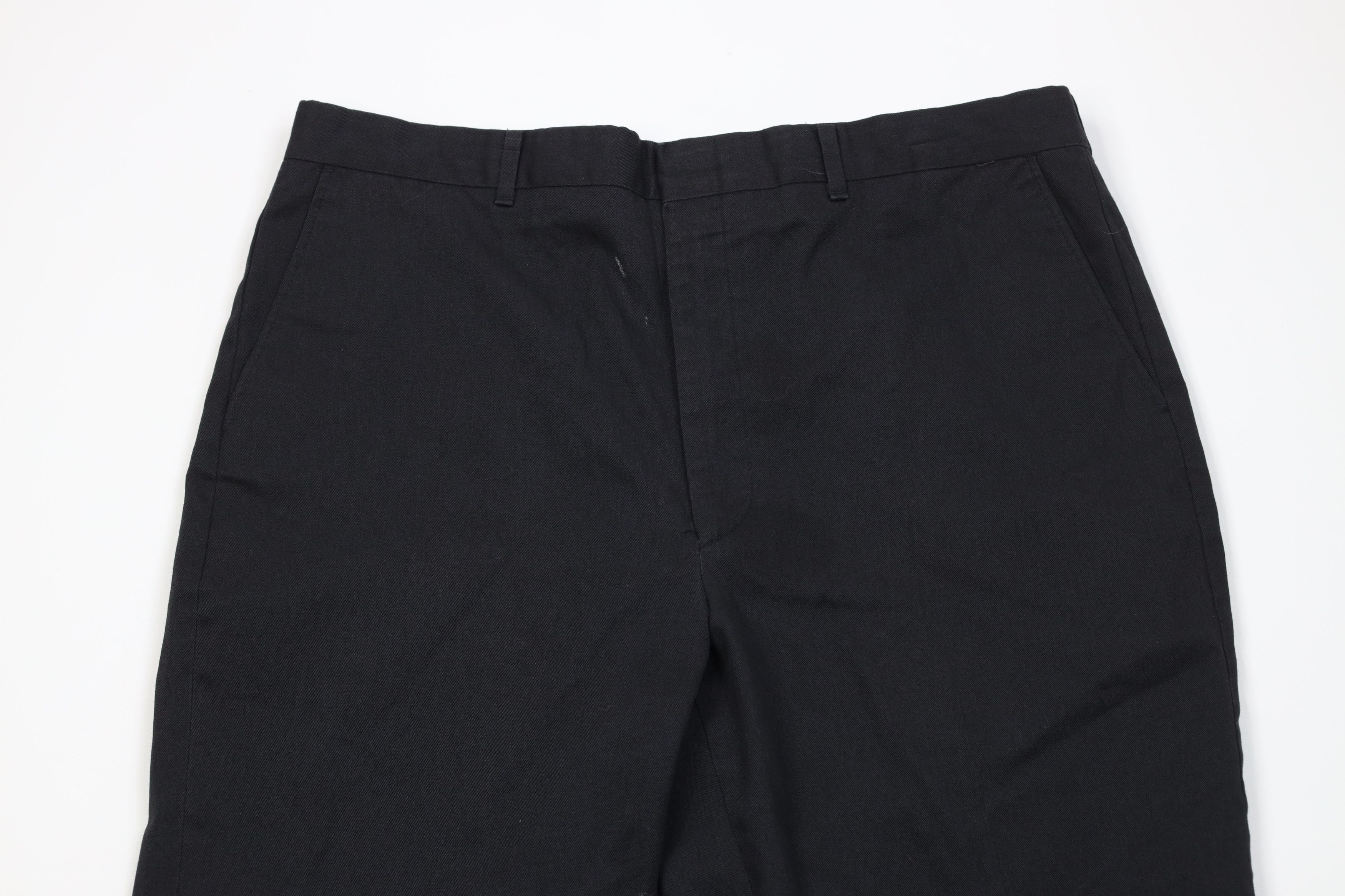 Vintage Vintage 70s Streetwear Flared Wide Leg Chino Pants Black USA Size US 36 / EU 52 - 2 Thumbnail