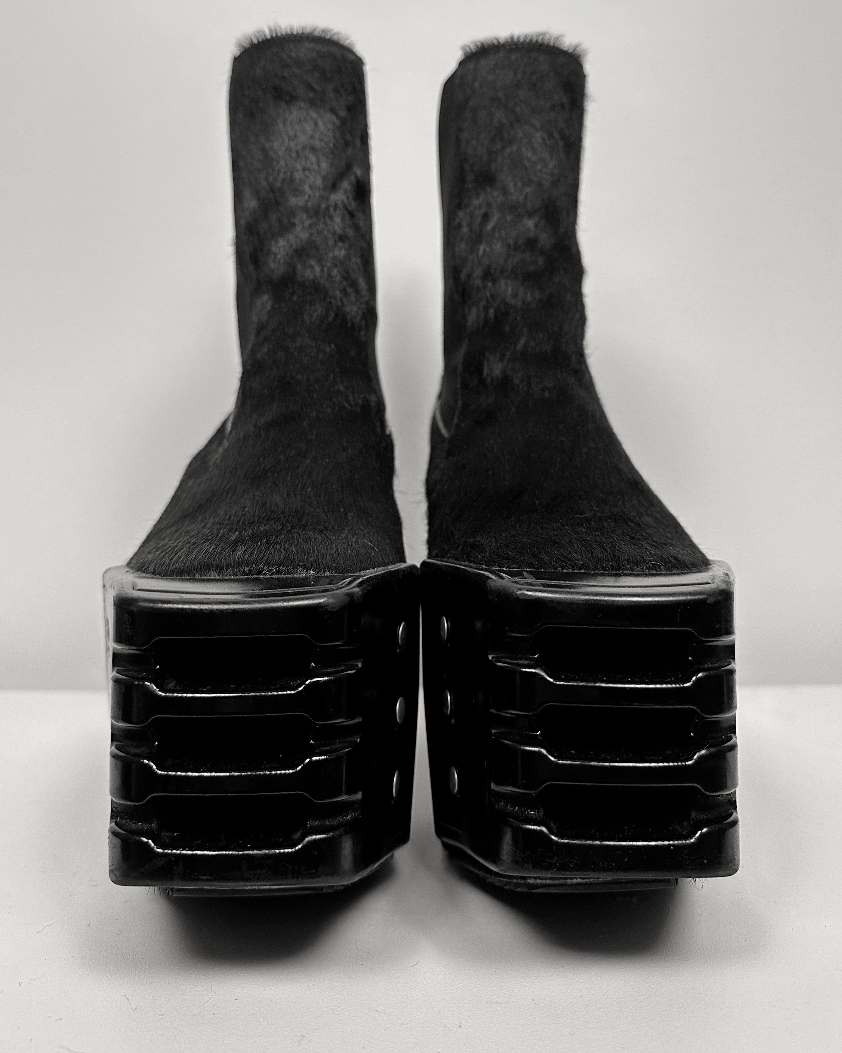 Rick Owens Ponyhair Kiss Heel boots