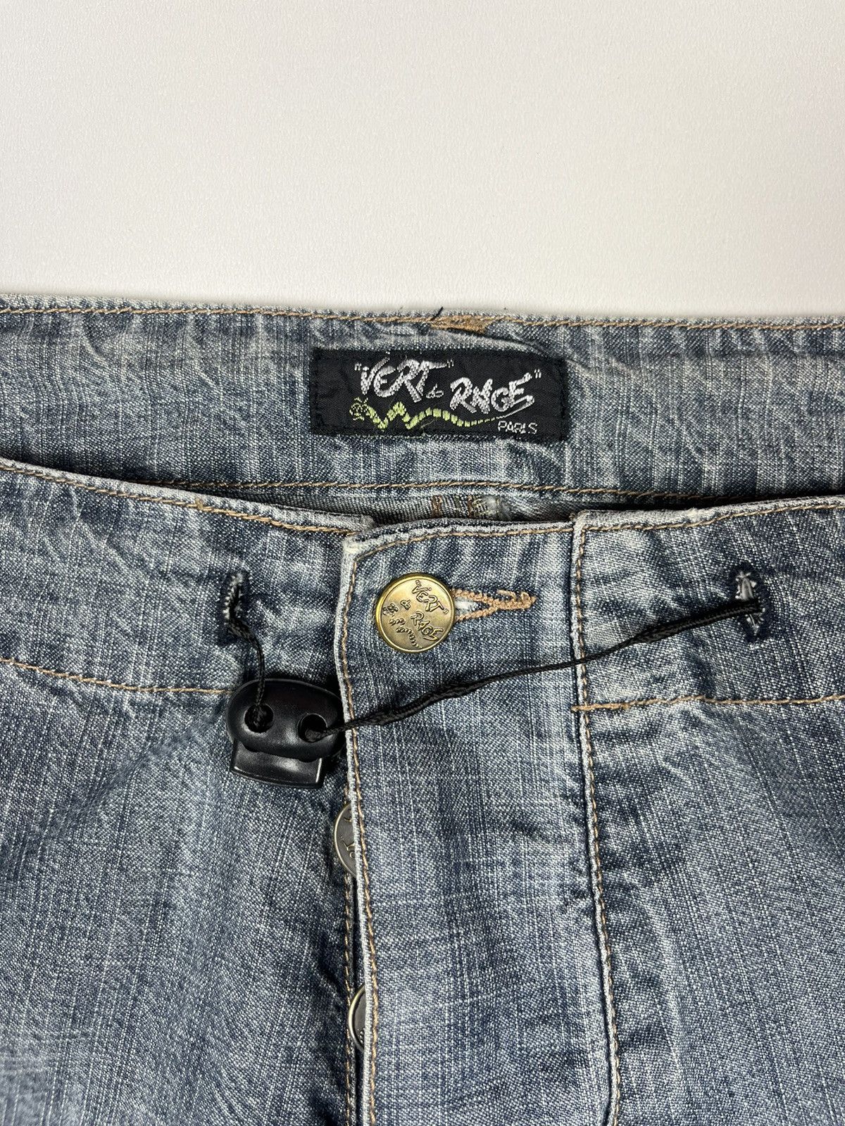 Japanese Brand Japanese Brand Vert De Rage Bondage Multipocket Cargo Denim Size US 30 / EU 46 - 8 Thumbnail