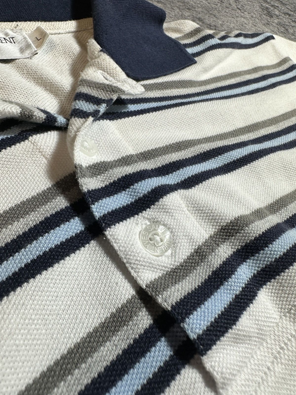 Yves Saint Laurent Yves Saint Laurent Polo Size US L / EU 52-54 / 3 - 6 Thumbnail