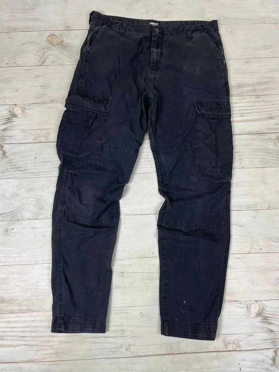 Carhartt Vintage Carhartt WIP Cargo Pants DistrIssed Work Size US 36 / EU 52 - 2 Thumbnail