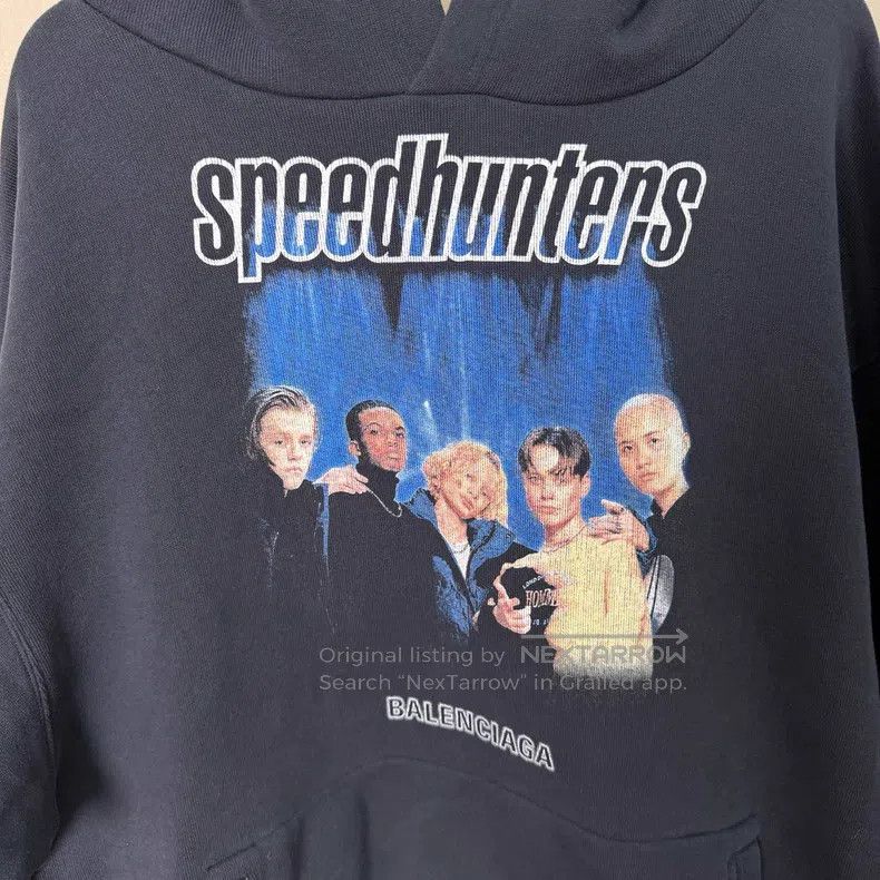 Balenciaga Balenciaga Alphabet Band Character Printed Hooded Long Sle Size US M / EU 48-50 / 2 - 5 Thumbnail