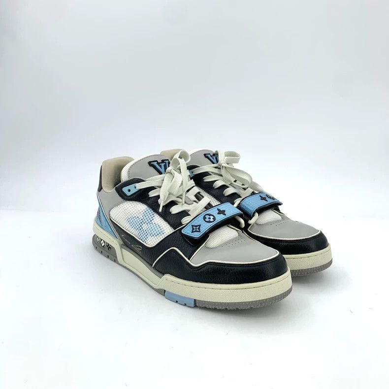 Louis Vuitton Louis Vuitton Trainer color-block logo presbyopic lace-up Size US 9 / EU 42 - 2 Thumbnail