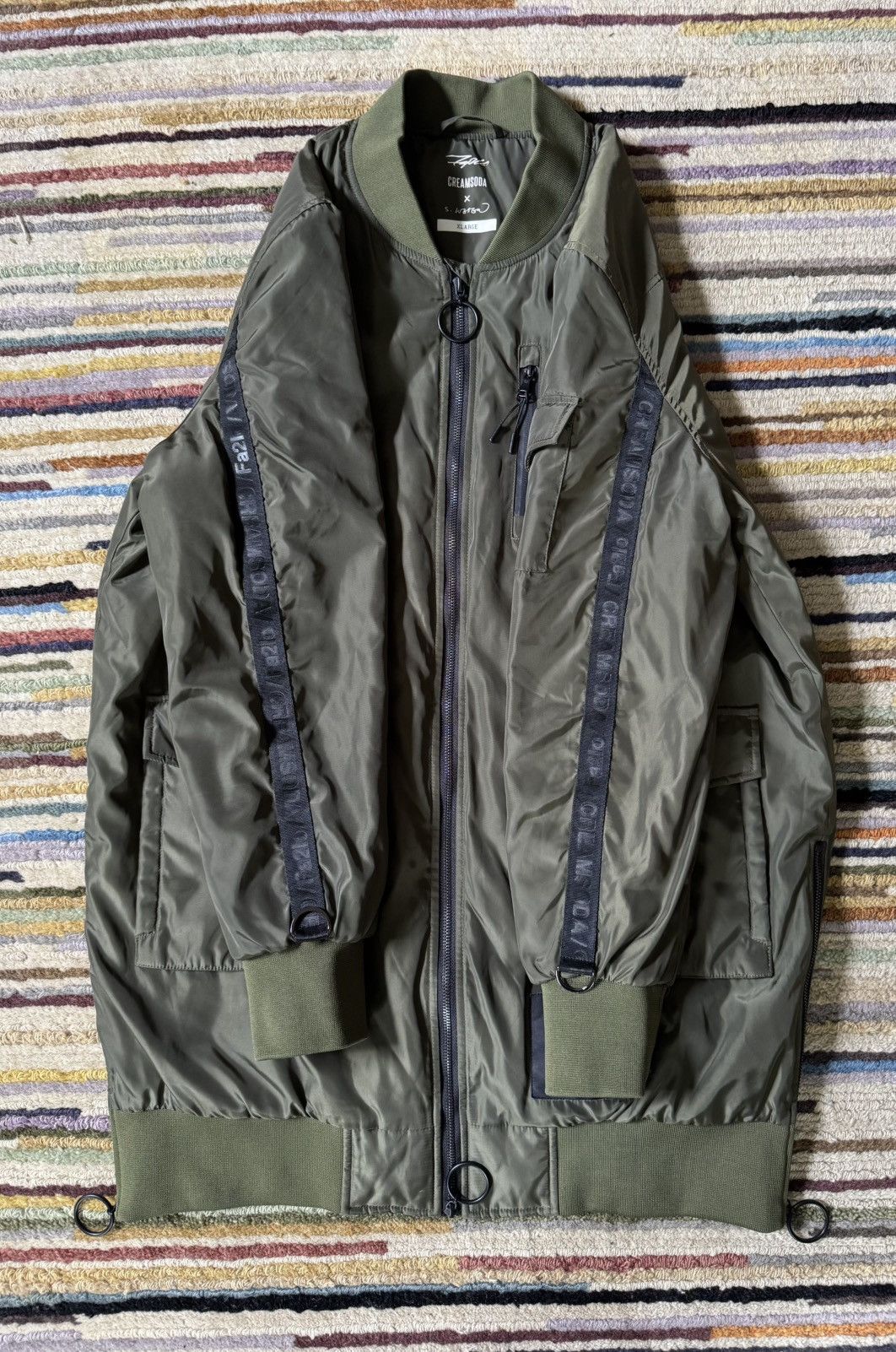 Japanese Brand Creamsoda Japanese streetwear WELL MADE Bomber, XL, NNT Size US XL / EU 56 / 4 - 7 Thumbnail