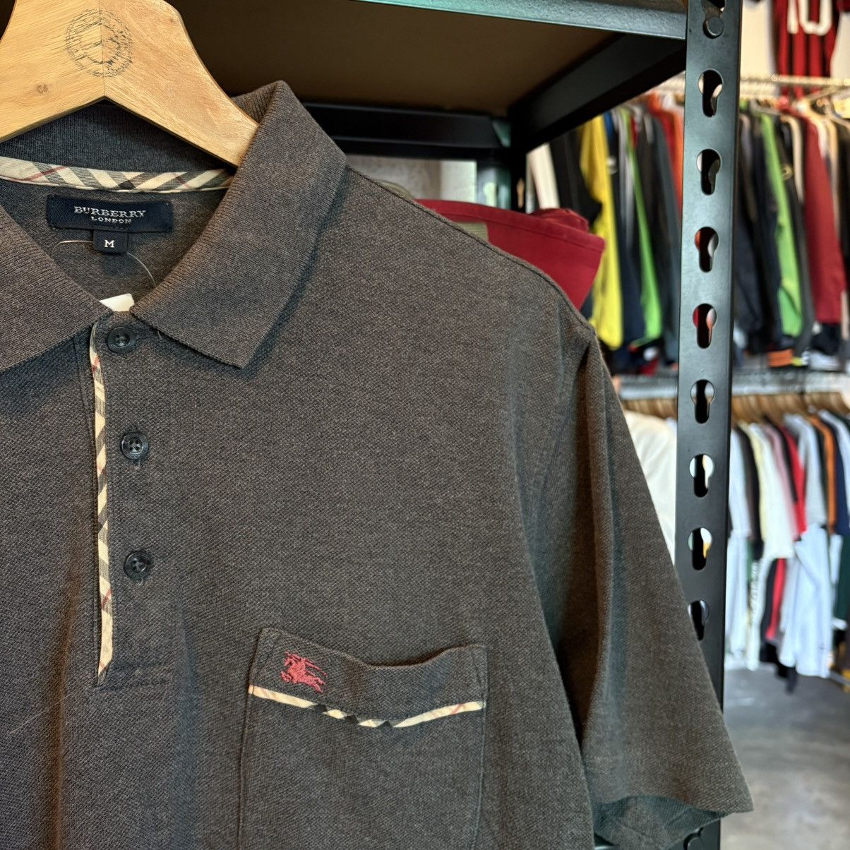 Burberry Burberry Nova Check Collar Polo Size US M / EU 48-50 / 2 - 3 Thumbnail