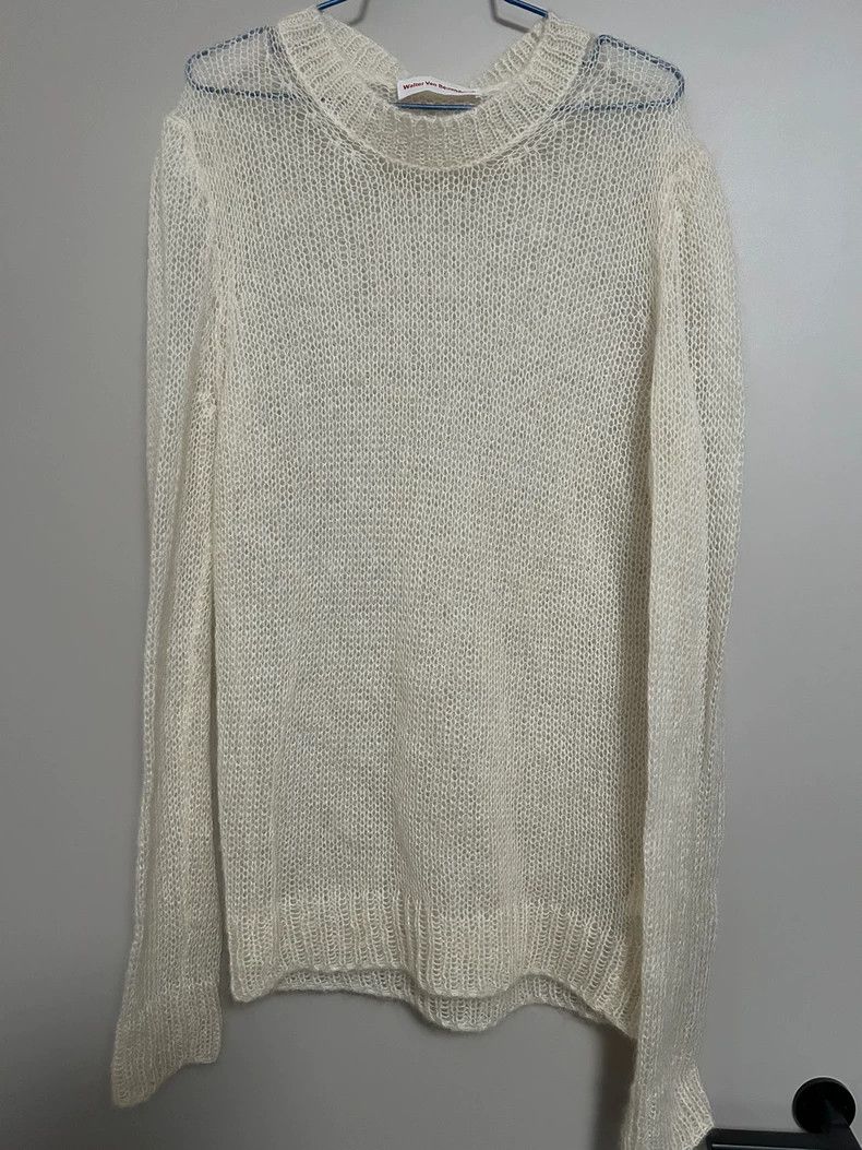 Walter Van Beirendonck walter van beirendonck White transparent sweater Size US S / EU 44-46 / 1 - 1 Thumbnail