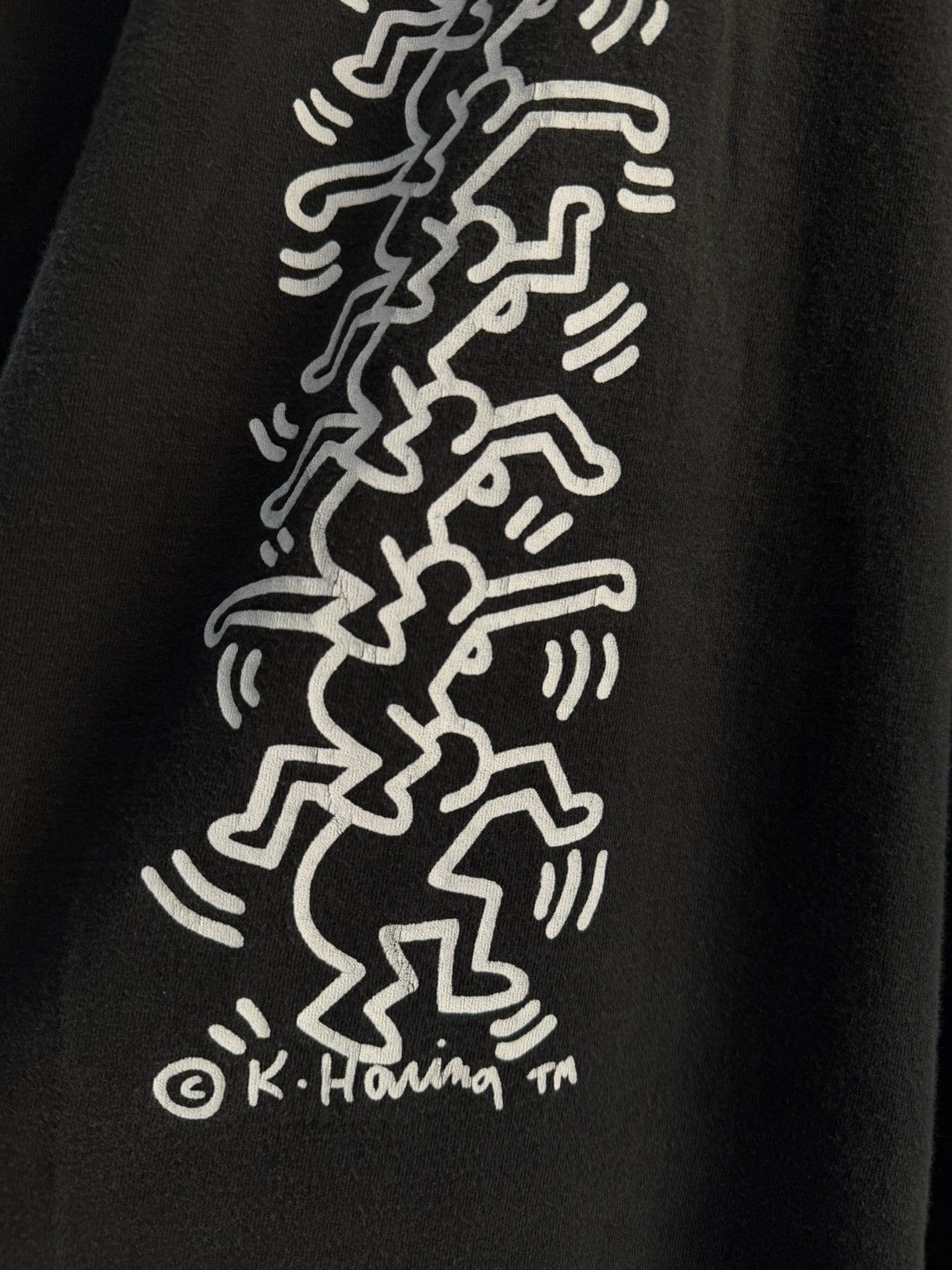 Keith Haring Vintage 1989 Keith Haring Promo Tee Size US XL / EU 56 / 4 - 3 Thumbnail