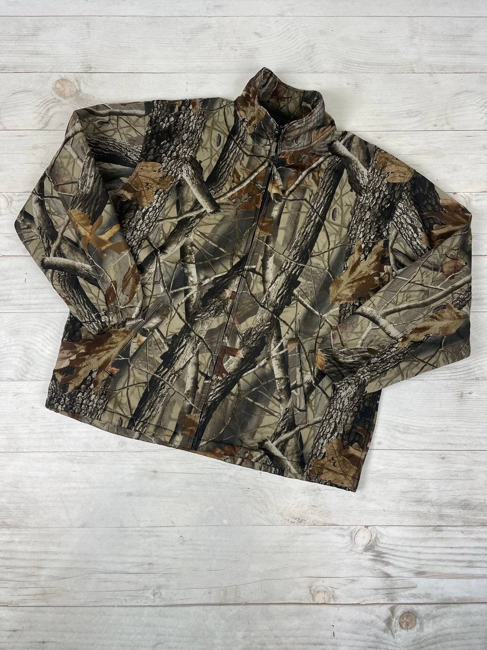 Realtree Vintage Stormkloth Realtree Jacket Camo Army Military 90s Size US XL / EU 56 / 4 - 1 Thumbnail