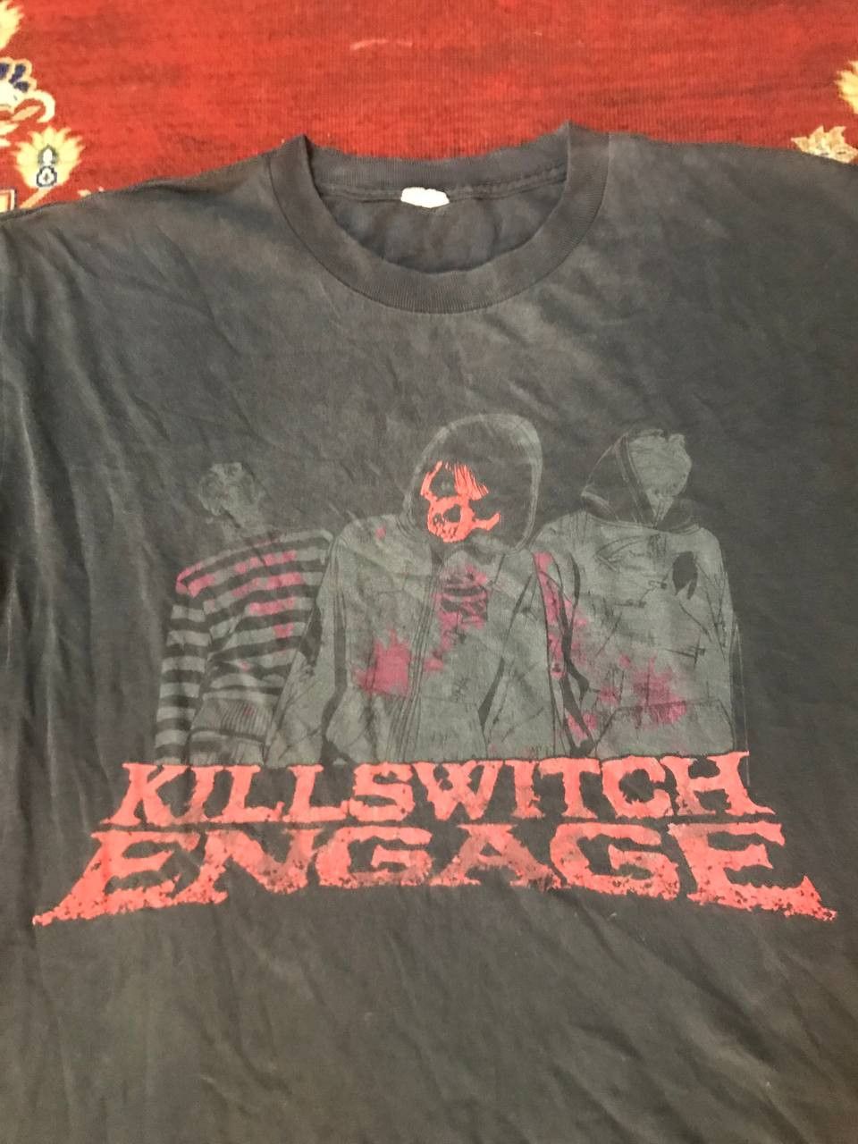 Band Tees Vintage Killswitch Engage Faded Tee Metalcore Size US M / EU 48-50 / 2 - 2 Thumbnail