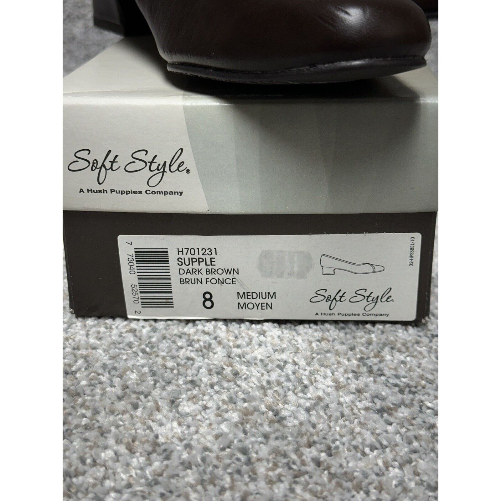 Hush Puppies Soft Style Hush Puppies Pumps 8 90s Y2K Dark Chunky Heel Size US 8 / IT 38 - 2 Thumbnail