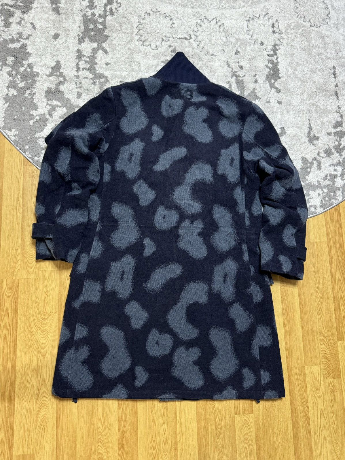 Adidas × Y-3 × Yohji Yamamoto Y-3 Yohji Yamamoto Sample Double-Breasted Wool Coat Leopard Size US M / EU 48-50 / 2 - 15 Thumbnail