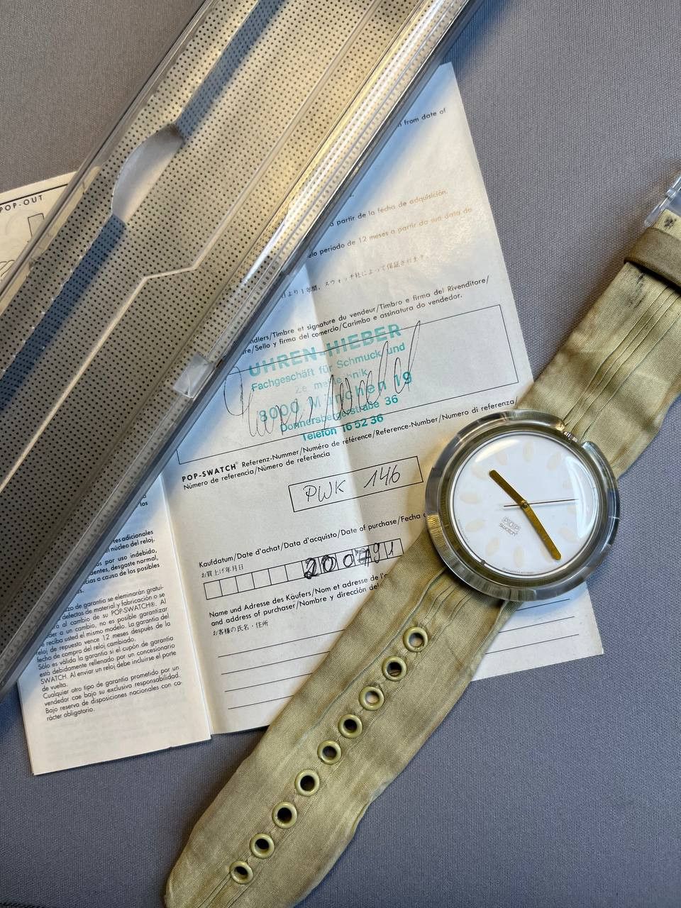 Swatch Pop Swatch PWK146 NYMPHAEA 1991' Size ONE SIZE - 5 Thumbnail