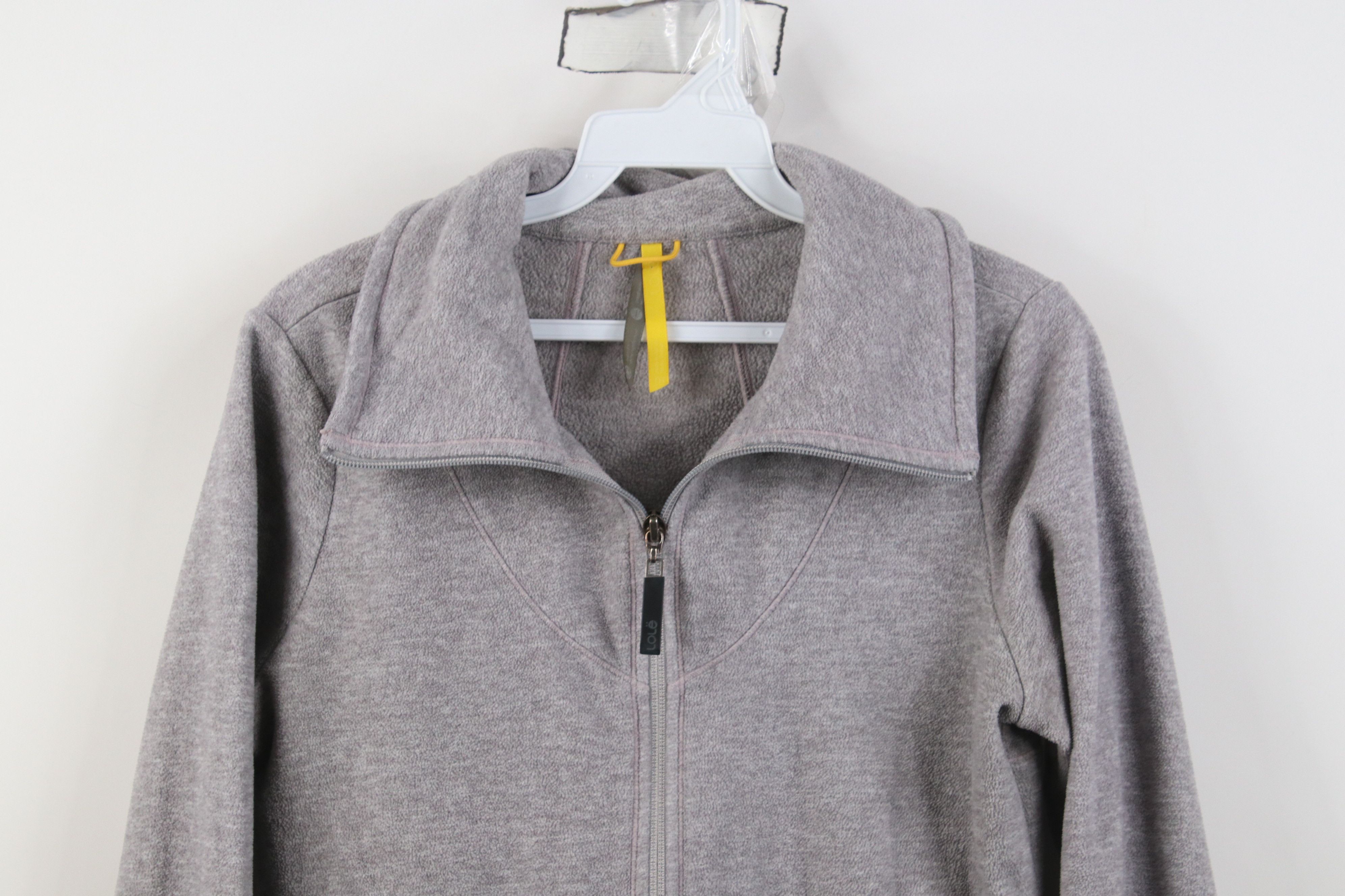 Vintage Lole Running Yoga Full Zip Jacket Light Purple Heather Gray Size M / US 6-8 / IT 42-44 - 2 Thumbnail