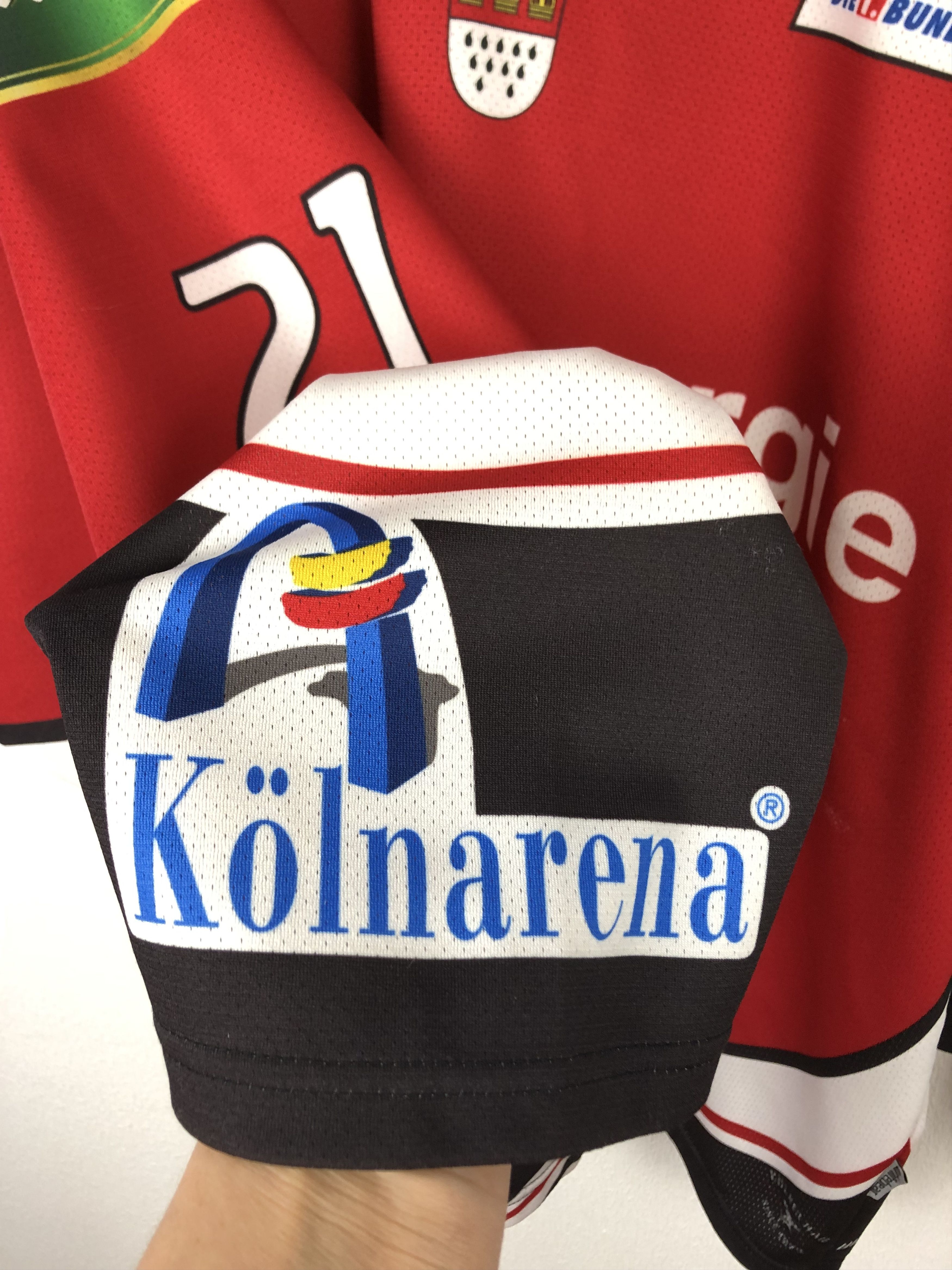 Vintage Vintage Cologne Sharks Ice Hockey Jersey #21 Hicks Mens Size US M / EU 48-50 / 2 - 7 Thumbnail