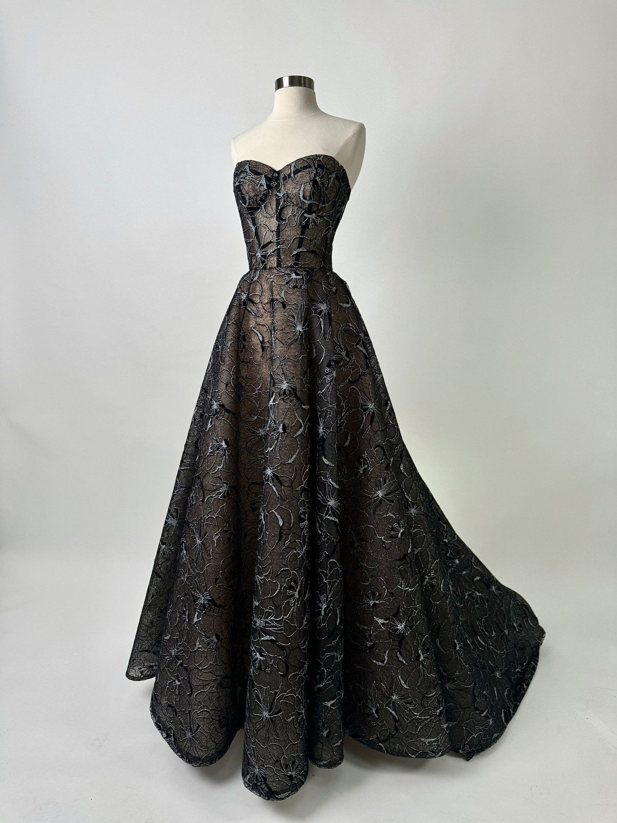 Other Brand New US 8 Anna Augusta Black Maxi Evening Dress Size M / US 6-8 / IT 42-44 - 3 Thumbnail