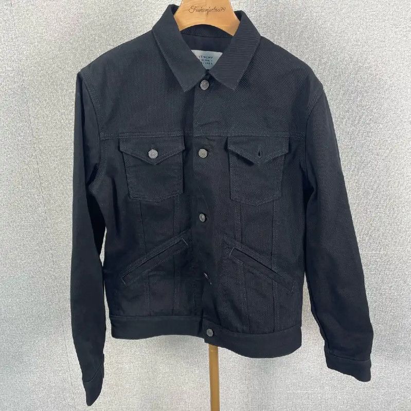Givenchy Givenchy Black Cotton Jacket for Women 0089 Size M / US 6-8 / IT 42-44 - 1 Thumbnail