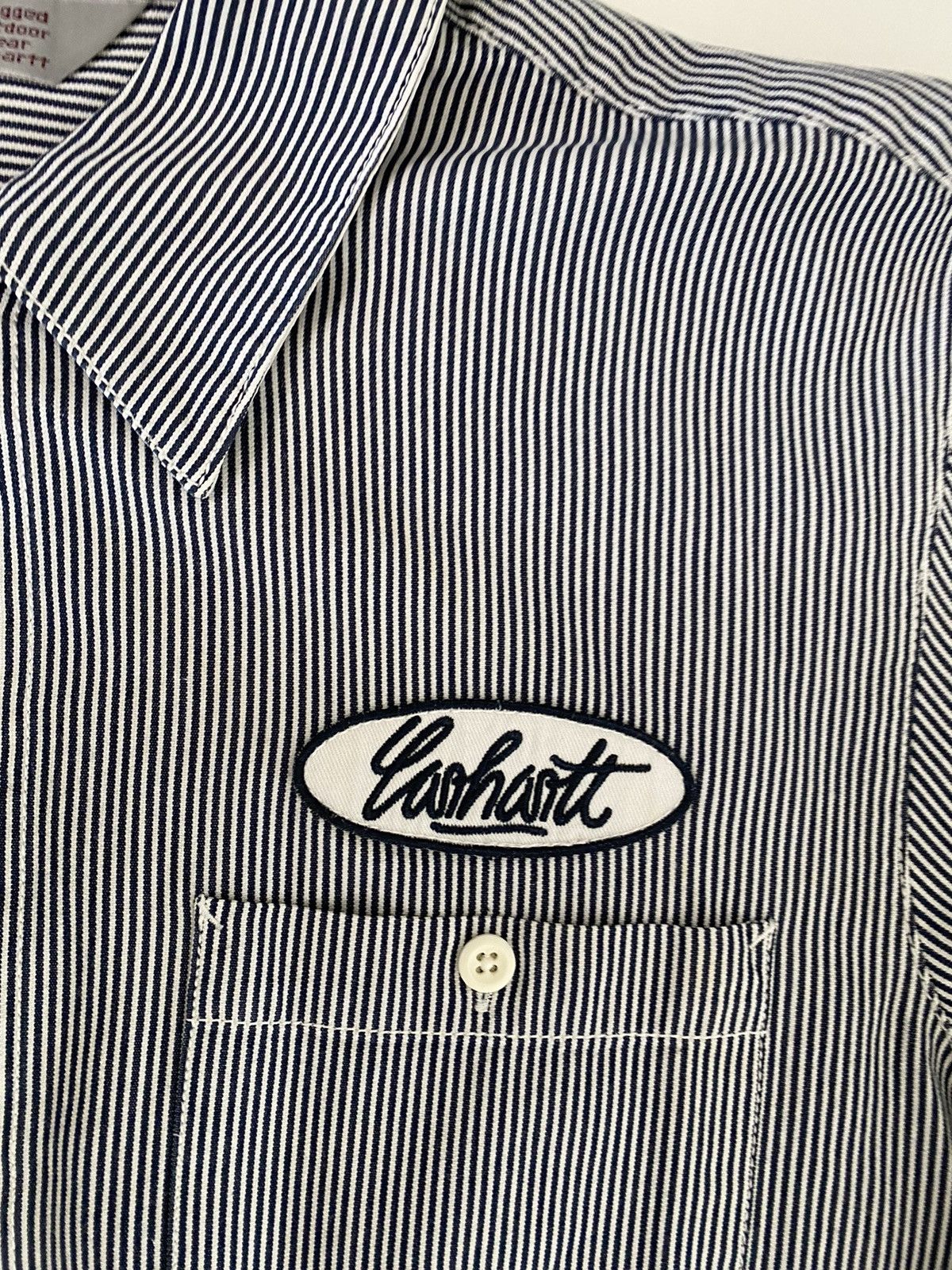 Carhartt Wip Carhartt Wip Port Striped Shirt, size XL, used Size US XL / EU 56 / 4 - 3 Thumbnail