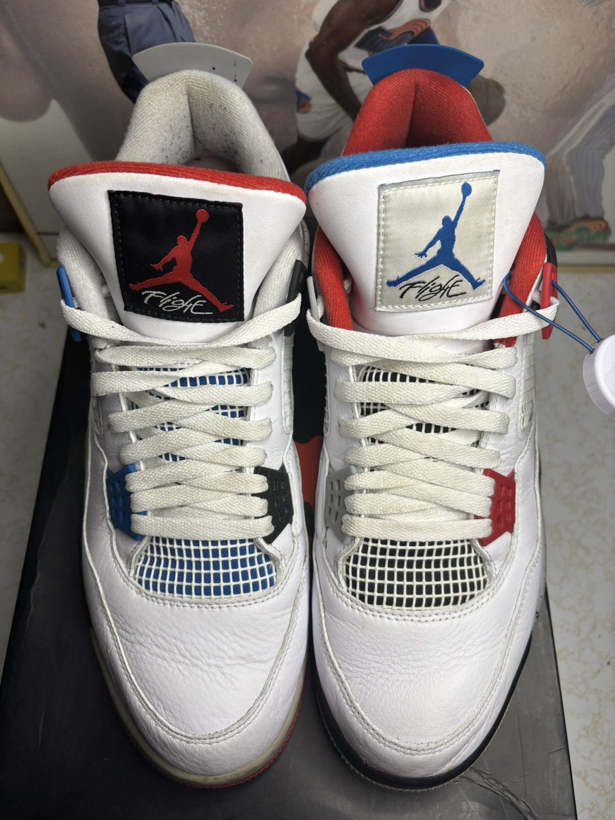 Jordan Brand Air Jordan 4 Retro What The 2019 Size US 13 / EU 46 - 2 Thumbnail