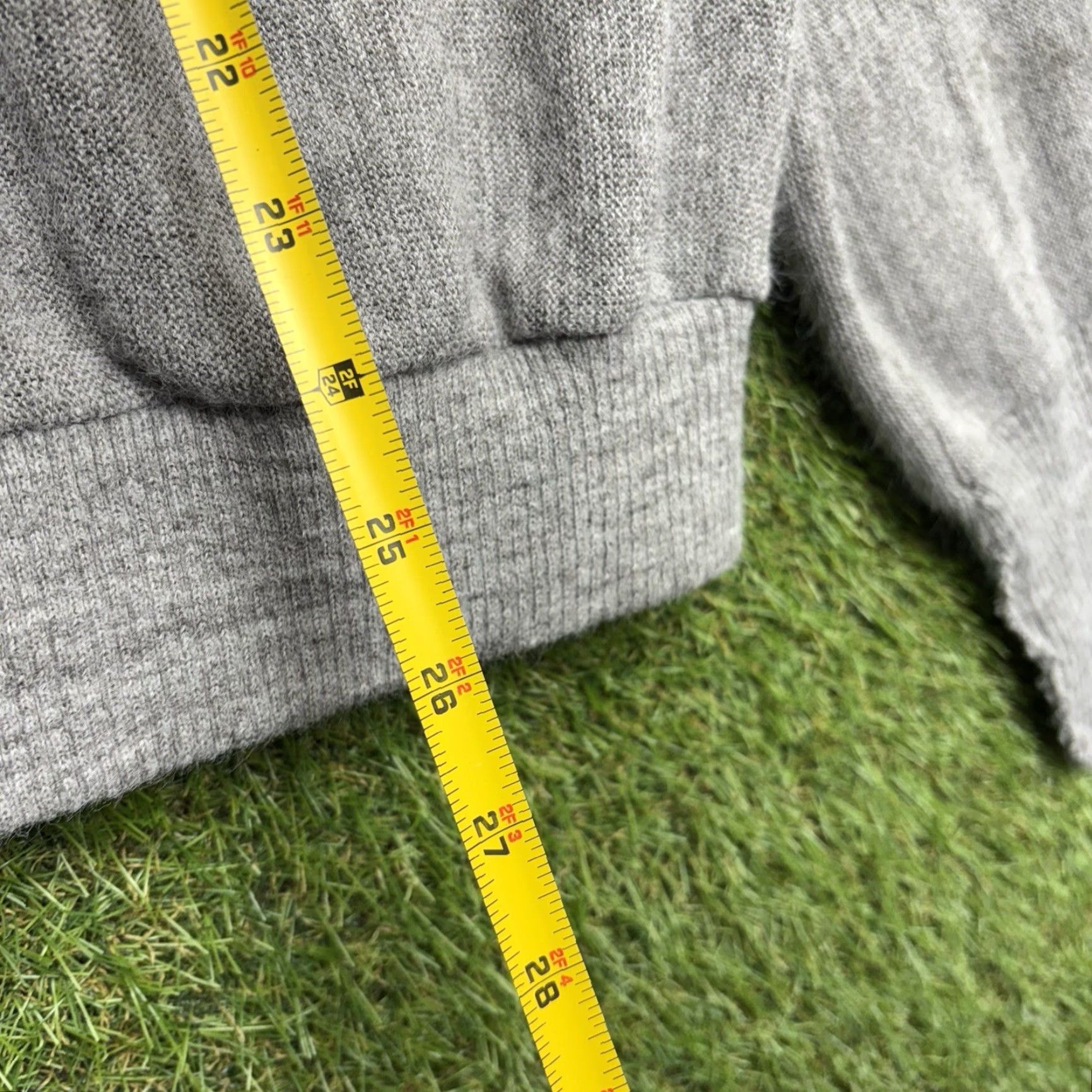 Vintage VINTAGE J. C. Penney Cardigan Sweater Womens XL Gray Orlon Knit V-Neck Long Sleeve 70s Mens/Womens Size XL / US 12-14 / IT 48-50 - 7 Thumbnail