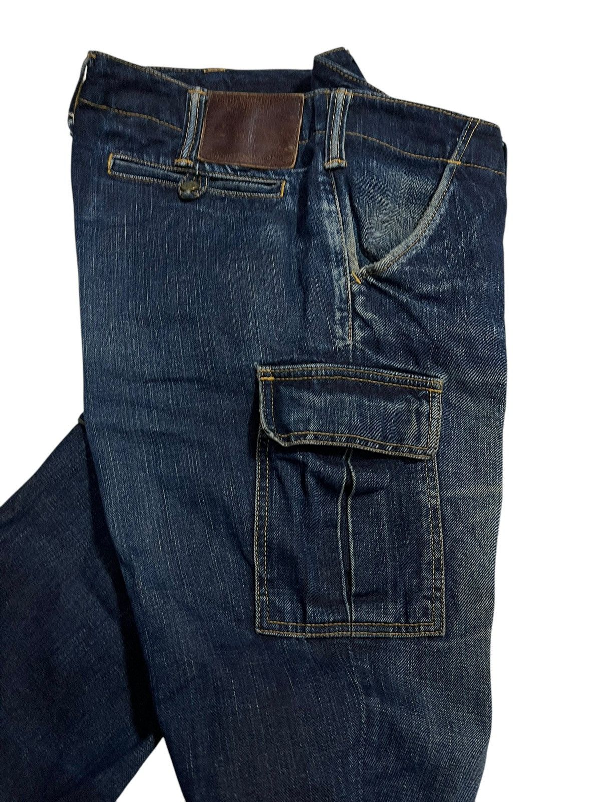 Japanese Brand × TMT × Vintage TMT JAPANESE BRAND DENIM CARGO JEANS Size US 34 / EU 50 - 5 Thumbnail