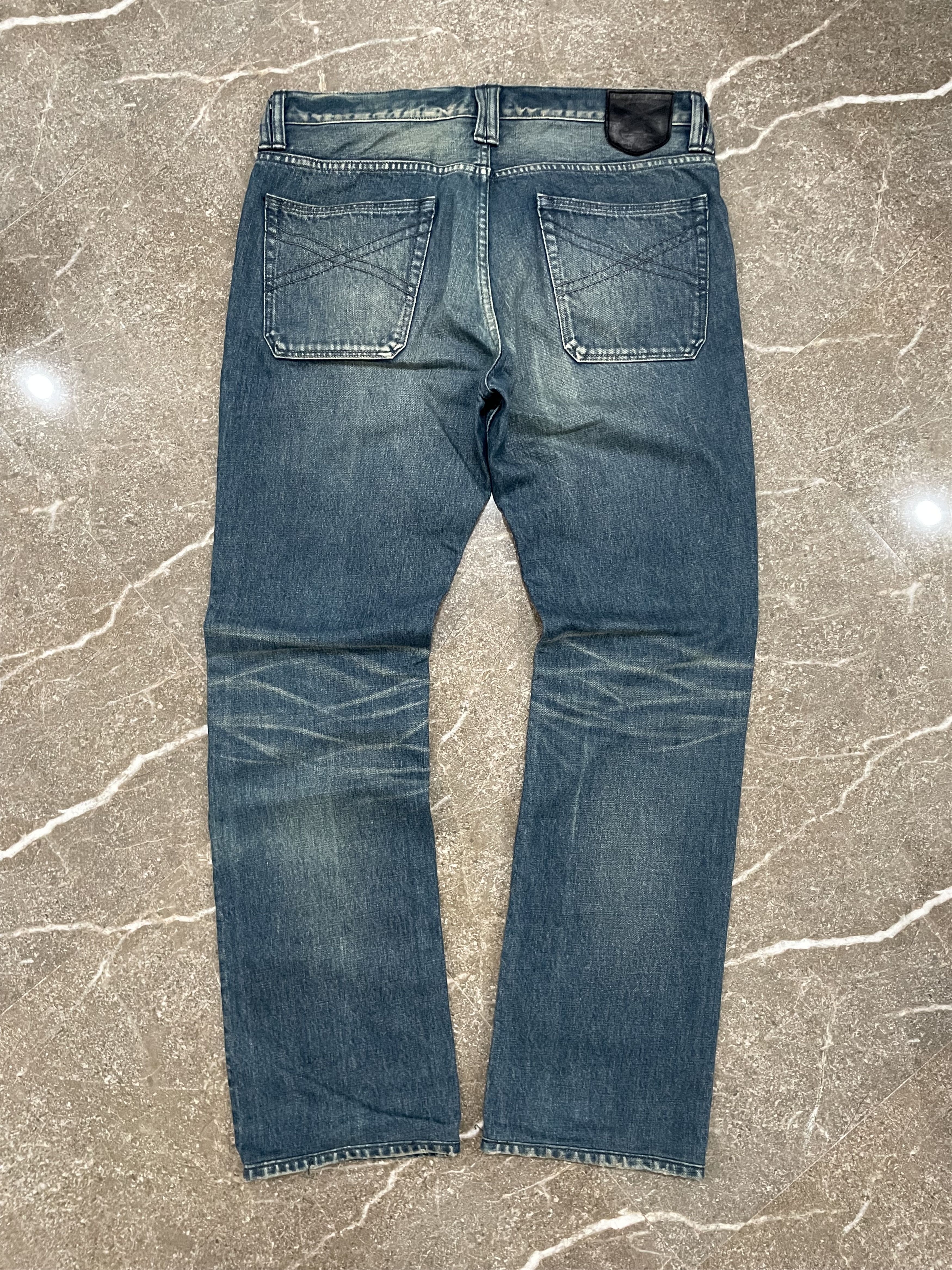 roarguns Roarguns Swarovski Shield Logo Denim Jeans Size US 33 - 11 Thumbnail